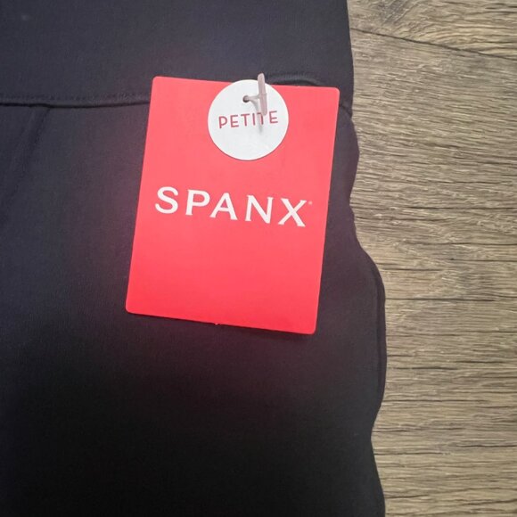 NEW SPANX PBP Hi Rise Flare Pants in Classic Navy Blue Size Small Petite NWT - Picture 5 of 6